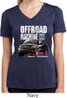 Ladies Ford F-150 4X4 Off Road Machine Moisture Wicking V-neck Shirt