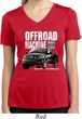 Ladies Ford F-150 4X4 Off Road Machine Moisture Wicking V-neck Shirt