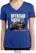 Ladies Ford F-150 4X4 Off Road Machine Moisture Wicking V-neck Shirt