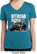 Ladies Ford F-150 4X4 Off Road Machine Moisture Wicking V-neck Shirt
