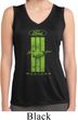 Ladies Ford Green Mustang Stripe Dry Wicking Sleeveless Shirt