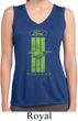 Ladies Ford Green Mustang Stripe Dry Wicking Sleeveless Shirt