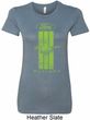 Ladies Ford Green Mustang Stripe Longer Length Shirt