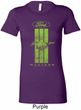 Ladies Ford Green Mustang Stripe Longer Length Shirt