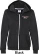 Ladies Ford Mustang Pocket Print Full ZIp Hoodie