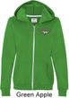 Ladies Ford Mustang Pocket Print Full ZIp Hoodie