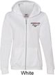Ladies Ford Mustang Pocket Print Full ZIp Hoodie