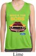 Ladies Ford Mustang Who's The Boss Sleeveless Moisture Wicking Shirt