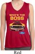Ladies Ford Mustang Who's The Boss Sleeveless Moisture Wicking Shirt