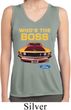 Ladies Ford Mustang Who's The Boss Sleeveless Moisture Wicking Shirt