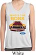 Ladies Ford Mustang Who's The Boss Sleeveless Moisture Wicking Shirt