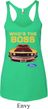 Ladies Ford Mustang Who's The Boss Tri Blend Racerback Tank Top