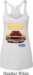 Ladies Ford Mustang Who's The Boss Tri Blend Racerback Tank Top
