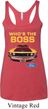 Ladies Ford Mustang Who's The Boss Tri Blend Racerback Tank Top
