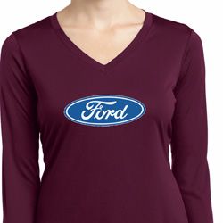 Ladies Ford Oval Dry Wicking Long Sleeve Shirt