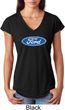 Ladies Ford Oval Tri Blend V-Neck Shirt