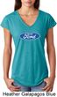 Ladies Ford Oval Tri Blend V-Neck Shirt