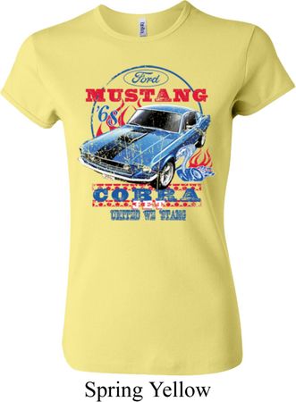 Ladies Ford Shirt 1968 Cobra Jet Crewneck Shirt