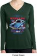Ladies Ford Shirt 1968 Cobra Jet Dry Wicking Long Sleeve Shirt