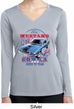 Ladies Ford Shirt 1968 Cobra Jet Dry Wicking Long Sleeve Shirt