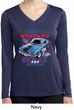 Ladies Ford Shirt 1968 Cobra Jet Dry Wicking Long Sleeve Shirt