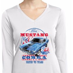 Ladies Ford Shirt 1968 Cobra Jet Dry Wicking Long Sleeve Shirt Ladies Ford Shirt 1968 Cobra Jet Dry Wicking Long Sleeve Shirt