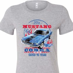 Ladies Ford Shirt 1968 Cobra Jet Longer Length Shirt Ladies Ford Shirt 1968 Cobra Jet Longer Length Shirt