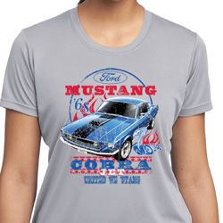 Ladies Ford Shirt 1968 Cobra Jet Moisture Wicking Shirt Ladies Ford Shirt 1968 Cobra Jet Moisture Wicking Shirt