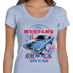 Ladies Ford Shirt 1968 Cobra Jet Scoop Neck Shirt Ladies Ford Shirt 1968 Cobra Jet Scoop Neck Shirt