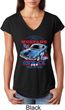 Ladies Ford Shirt 1968 Cobra Jet Tri Blend V-Neck Shirt