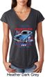 Ladies Ford Shirt 1968 Cobra Jet Tri Blend V-Neck Shirt