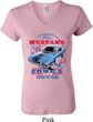 Ladies Ford Shirt 1968 Cobra Jet V-neck Shirt
