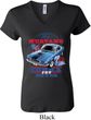 Ladies Ford Shirt 1968 Cobra Jet V-neck Shirt