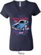 Ladies Ford Shirt 1968 Cobra Jet V-neck Shirt