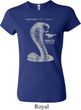 Ladies Ford Shirt 50 Years Cobra Crewneck Tee T-Shirt