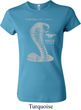 Ladies Ford Shirt 50 Years Cobra Crewneck Tee T-Shirt