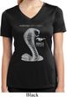 Ladies Ford Shirt 50 Years Cobra Moisture Wicking V-neck Tee T-Shirt