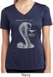 Ladies Ford Shirt 50 Years Cobra Moisture Wicking V-neck Tee T-Shirt