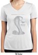 Ladies Ford Shirt 50 Years Cobra Moisture Wicking V-neck Tee T-Shirt