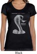 Ladies Ford Shirt 50 Years Cobra Scoop Neck Tee T-Shirt