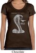 Ladies Ford Shirt 50 Years Cobra Scoop Neck Tee T-Shirt