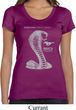 Ladies Ford Shirt 50 Years Cobra Scoop Neck Tee T-Shirt
