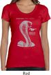 Ladies Ford Shirt 50 Years Cobra Scoop Neck Tee T-Shirt