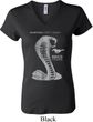 Ladies Ford Shirt 50 Years Cobra V-neck Tee T-Shirt