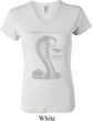 Ladies Ford Shirt 50 Years Cobra V-neck Tee T-Shirt