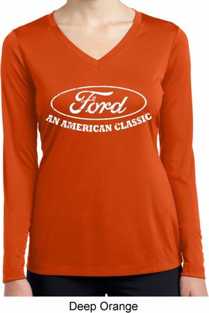 Ladies Ford Shirt An American Classic Dry Wicking Long Sleeve Shirt