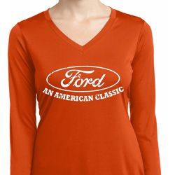 Ladies Ford Shirt An American Classic Dry Wicking Long Sleeve Shirt