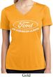 Ladies Ford Shirt An American Classic Moisture Wicking V-neck Shirt