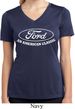 Ladies Ford Shirt An American Classic Moisture Wicking V-neck Shirt