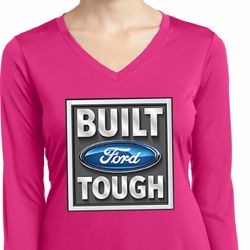 Ladies Ford Shirt Built Ford Tough Dry Wicking Long Sleeve Shirt